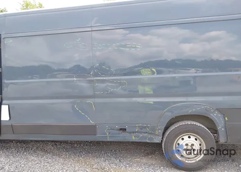 2020 Ram Promaster 3500 Cargo Van High Roof 159 Wb Ext from USA, damaged, VIN 3C6URVJG9LE124934